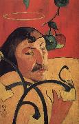 Paul Gauguin With yellow halo of self-portraits USA oil painting artist